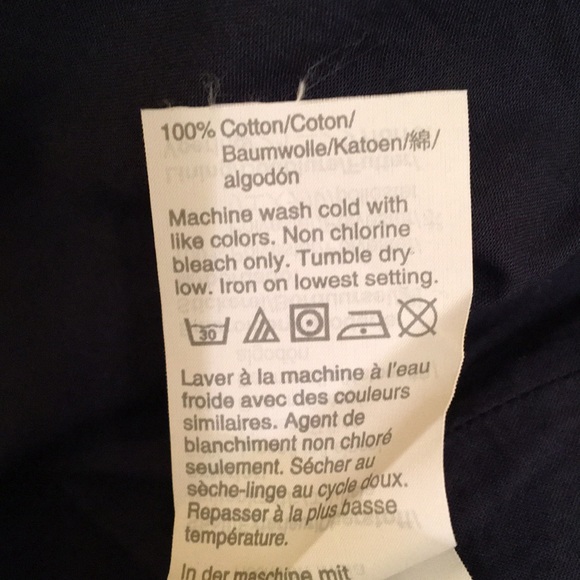 J. Crew Factory navy blue smock dress size M NWOT - Picture 7 of 7